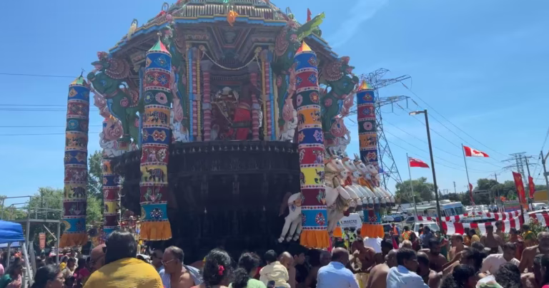 கனடா ரொறன்ரோ மாநகரின் ஸ்காபுரோ பகுதியில் அமைந்துள்ள கனடா கந்தசாமி ஆலய தேர்த்திருவிழா. 23.07.2025 புதன்கிழமை.